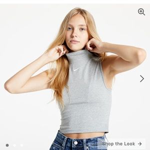 Nike turtleneck sleeveless top